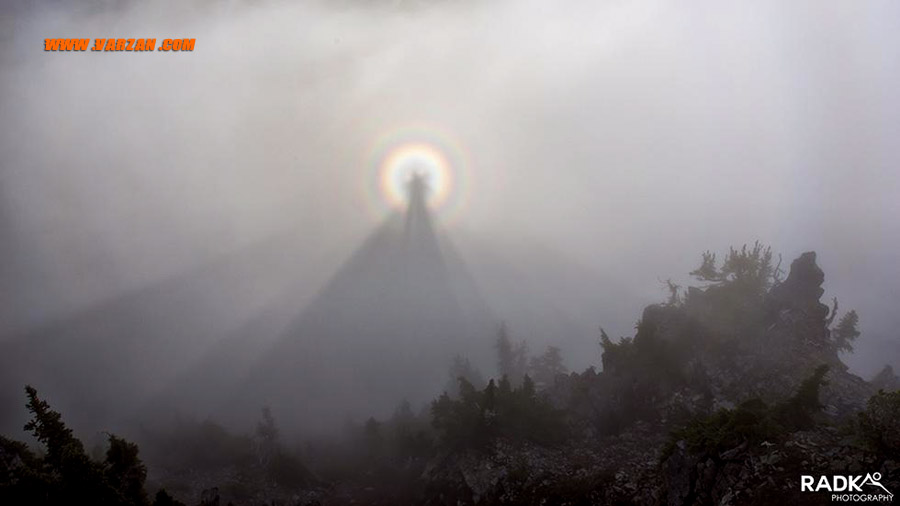 شبح بروکن در کوه تامانوس